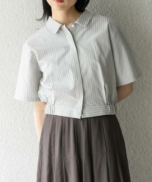 KBF / ケービーエフ シャツ・ブラウス | コンパクトストライプシャツ | 詳細19
