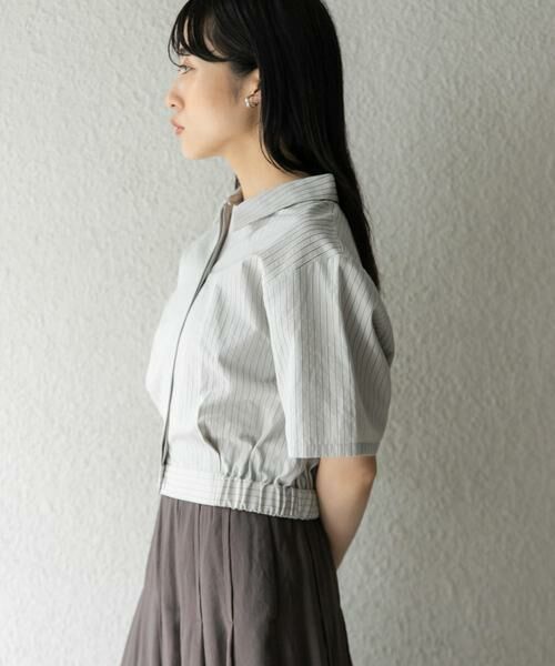KBF / ケービーエフ シャツ・ブラウス | コンパクトストライプシャツ | 詳細20