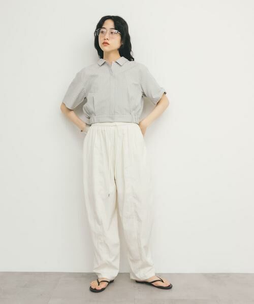 KBF / ケービーエフ シャツ・ブラウス | コンパクトストライプシャツ | 詳細23