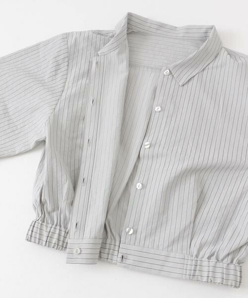 KBF / ケービーエフ シャツ・ブラウス | コンパクトストライプシャツ | 詳細27