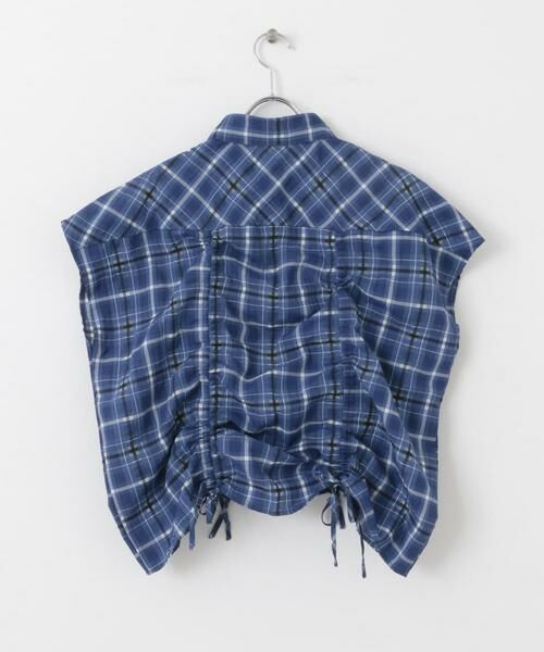 KBF / ケービーエフ シャツ・ブラウス | ドロストシアーチェックブラウス | 詳細11