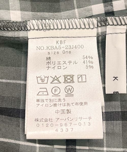 KBF / ケービーエフ シャツ・ブラウス | ドロストシアーチェックブラウス | 詳細23