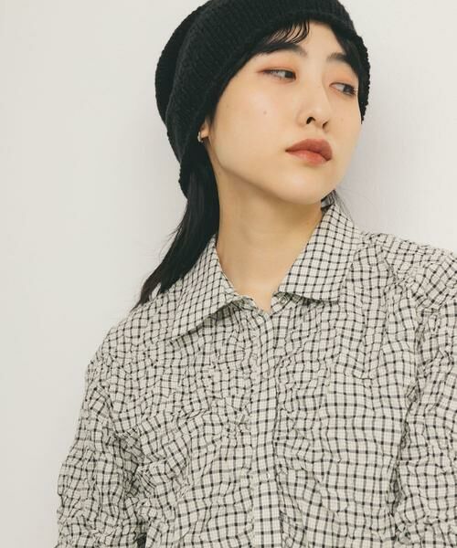 KBF / ケービーエフ シャツ・ブラウス | ワッシャーチェックシャツ | 詳細10