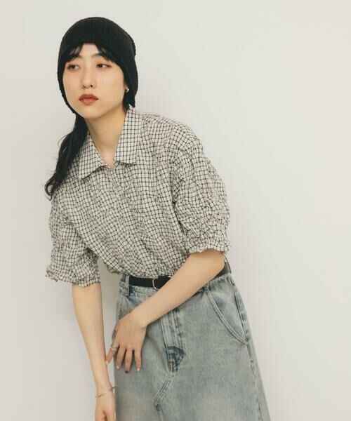 KBF / ケービーエフ シャツ・ブラウス | ワッシャーチェックシャツ | 詳細13
