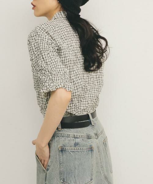 KBF / ケービーエフ シャツ・ブラウス | ワッシャーチェックシャツ | 詳細14