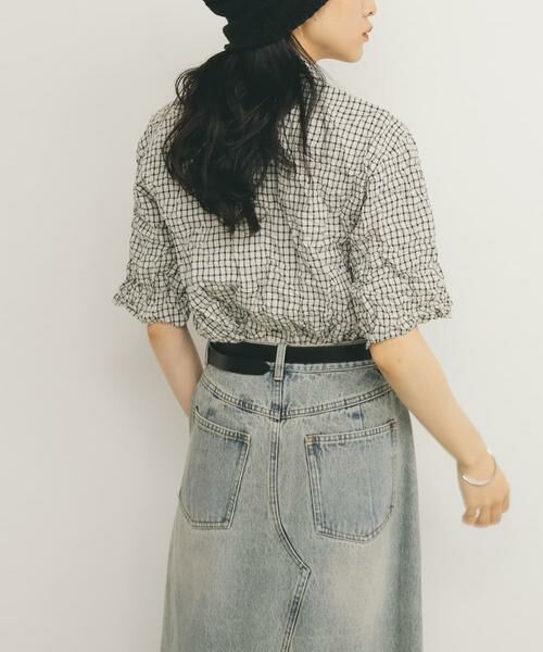 KBF / ケービーエフ シャツ・ブラウス | ワッシャーチェックシャツ | 詳細15