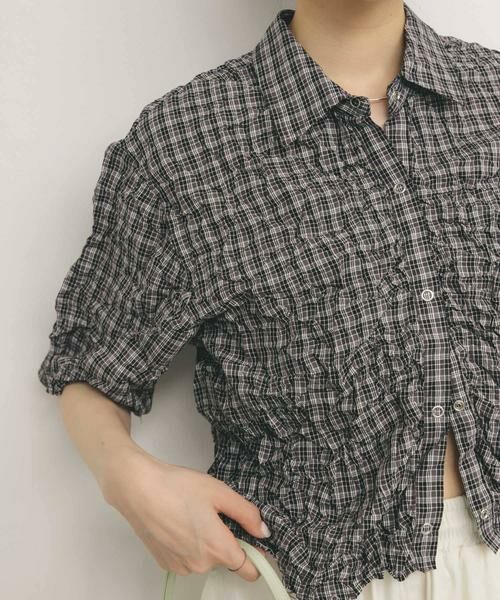 KBF / ケービーエフ シャツ・ブラウス | ワッシャーチェックシャツ | 詳細26