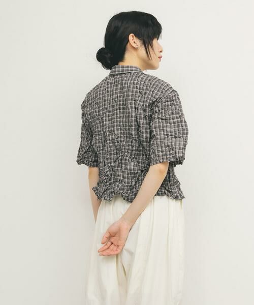 KBF / ケービーエフ シャツ・ブラウス | ワッシャーチェックシャツ | 詳細30