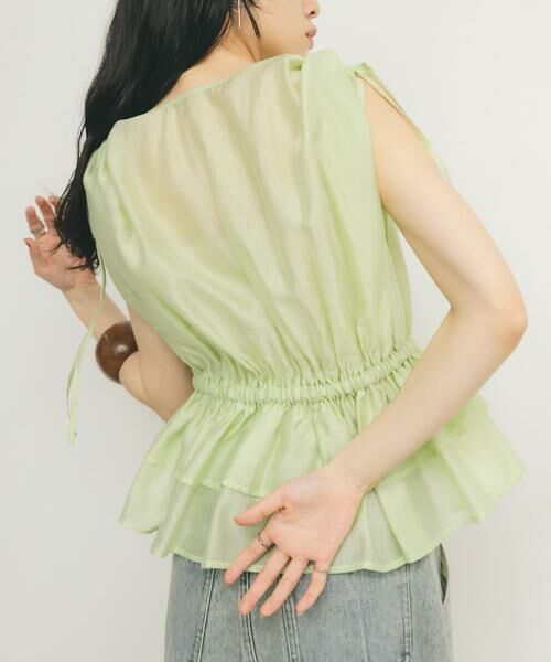KBF / ケービーエフ シャツ・ブラウス | ドロストシアートップス | 詳細4