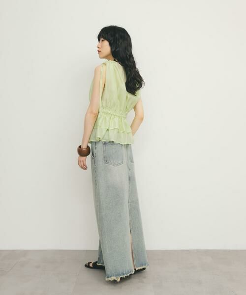 KBF / ケービーエフ シャツ・ブラウス | ドロストシアートップス | 詳細6