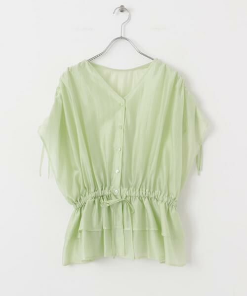 KBF / ケービーエフ シャツ・ブラウス | ドロストシアートップス | 詳細8