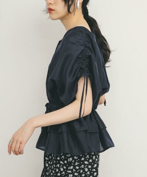 KBF / ケービーエフ シャツ・ブラウス | ドロストシアートップス | 詳細13