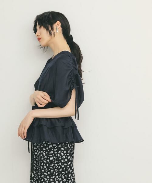 KBF / ケービーエフ シャツ・ブラウス | ドロストシアートップス | 詳細14
