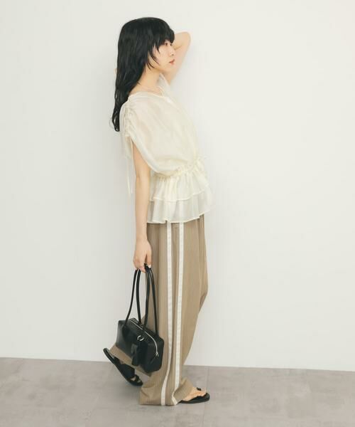 KBF / ケービーエフ シャツ・ブラウス | ドロストシアートップス | 詳細28