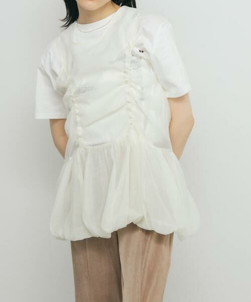 KBF / ケービーエフ チュニック | ドロストバルーンスリーブレストップス | 詳細2