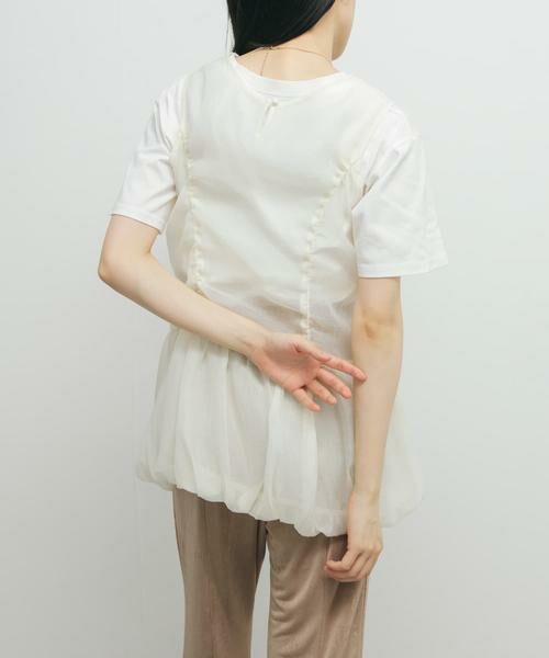 KBF / ケービーエフ チュニック | ドロストバルーンスリーブレストップス | 詳細4