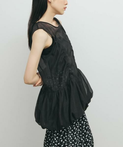 KBF / ケービーエフ チュニック | ドロストバルーンスリーブレストップス | 詳細15