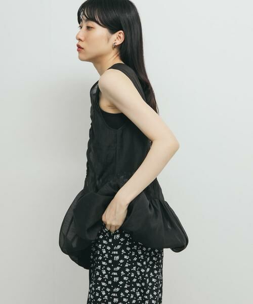 KBF / ケービーエフ チュニック | ドロストバルーンスリーブレストップス | 詳細16