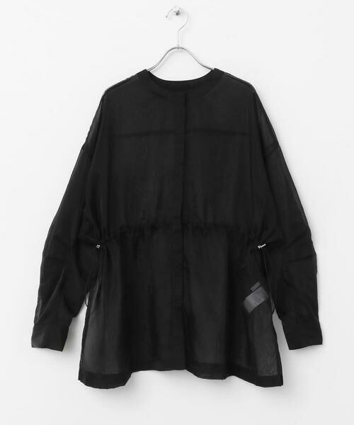 KBF / ケービーエフ シャツ・ブラウス | シアードロストカラーレスシャツ | 詳細29