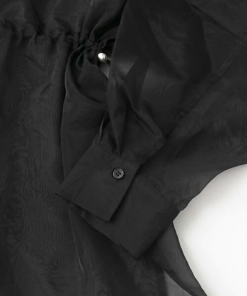 KBF / ケービーエフ シャツ・ブラウス | シアードロストカラーレスシャツ | 詳細30