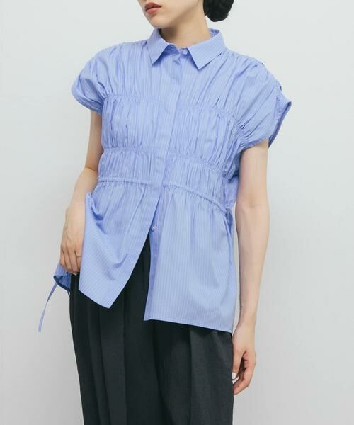 KBF / ケービーエフ シャツ・ブラウス | スリーブレスシャーリングブラウス | 詳細2