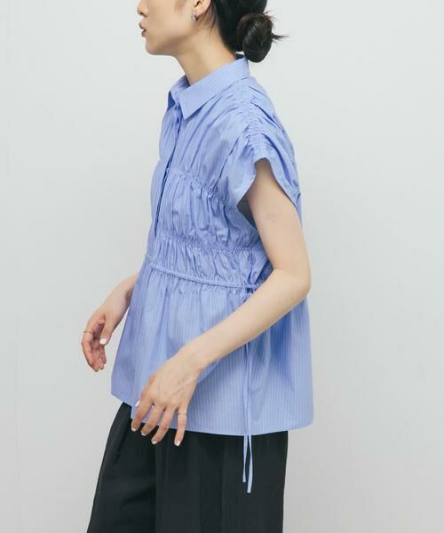 KBF / ケービーエフ シャツ・ブラウス | スリーブレスシャーリングブラウス | 詳細3