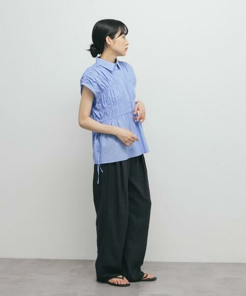 KBF / ケービーエフ シャツ・ブラウス | スリーブレスシャーリングブラウス | 詳細5
