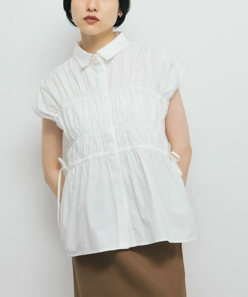 KBF / ケービーエフ シャツ・ブラウス | スリーブレスシャーリングブラウス | 詳細13