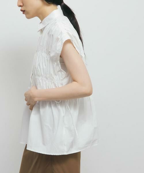 KBF / ケービーエフ シャツ・ブラウス | スリーブレスシャーリングブラウス | 詳細14