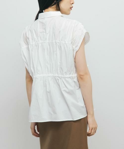 KBF / ケービーエフ シャツ・ブラウス | スリーブレスシャーリングブラウス | 詳細15