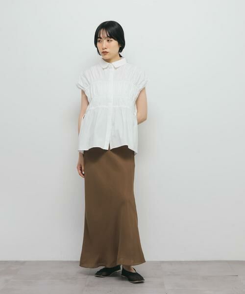 KBF / ケービーエフ シャツ・ブラウス | スリーブレスシャーリングブラウス | 詳細17
