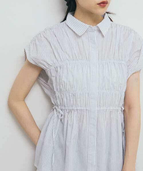 KBF / ケービーエフ シャツ・ブラウス | スリーブレスシャーリングブラウス | 詳細21