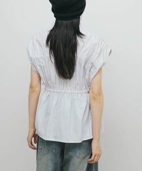 KBF / ケービーエフ シャツ・ブラウス | スリーブレスシャーリングブラウス | 詳細24