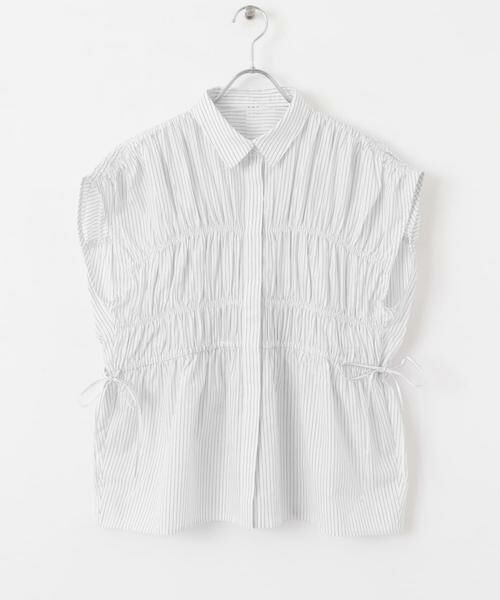 KBF / ケービーエフ シャツ・ブラウス | スリーブレスシャーリングブラウス | 詳細28