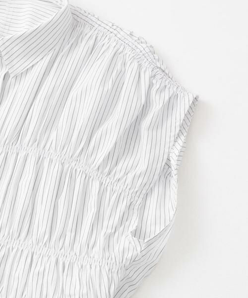 KBF / ケービーエフ シャツ・ブラウス | スリーブレスシャーリングブラウス | 詳細29