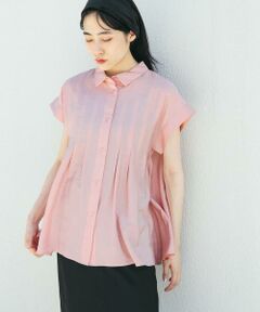 KBF / ケービーエフ シャツ・ブラウス | スリーブレスタックフレアブラウス