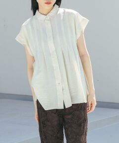 KBF / ケービーエフ シャツ・ブラウス | スリーブレスタックフレアブラウス