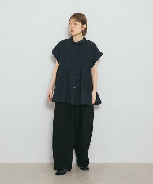 KBF / ケービーエフ シャツ・ブラウス | スリーブレスタックフレアブラウス | 詳細6