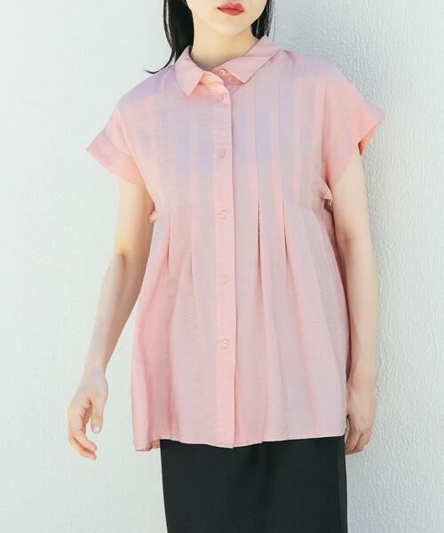 KBF / ケービーエフ シャツ・ブラウス | スリーブレスタックフレアブラウス | 詳細9