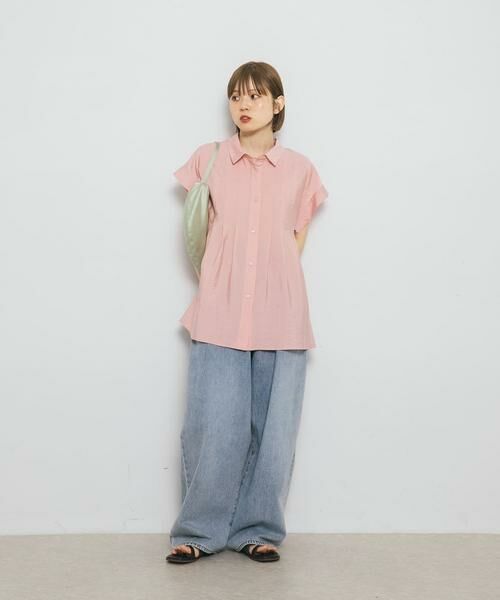 KBF / ケービーエフ シャツ・ブラウス | スリーブレスタックフレアブラウス | 詳細14