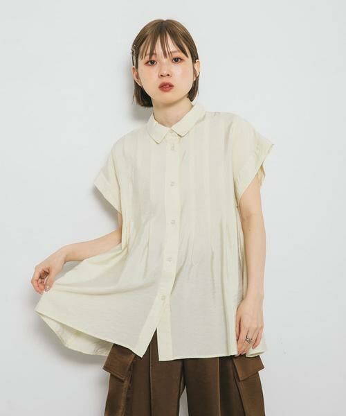 KBF / ケービーエフ シャツ・ブラウス | スリーブレスタックフレアブラウス | 詳細23