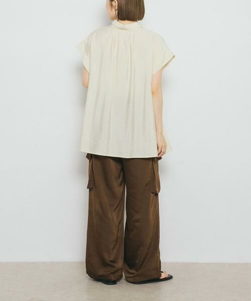 KBF / ケービーエフ シャツ・ブラウス | スリーブレスタックフレアブラウス | 詳細25