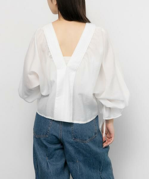 KBF / ケービーエフ シャツ・ブラウス | ピンタックギャザーブラウス | 詳細3