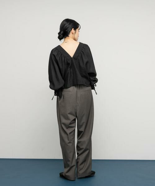 KBF / ケービーエフ シャツ・ブラウス | ピンタックギャザーブラウス | 詳細15