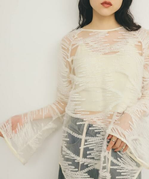 KBF / ケービーエフ シャツ・ブラウス | バテンレースブラウス | 詳細2