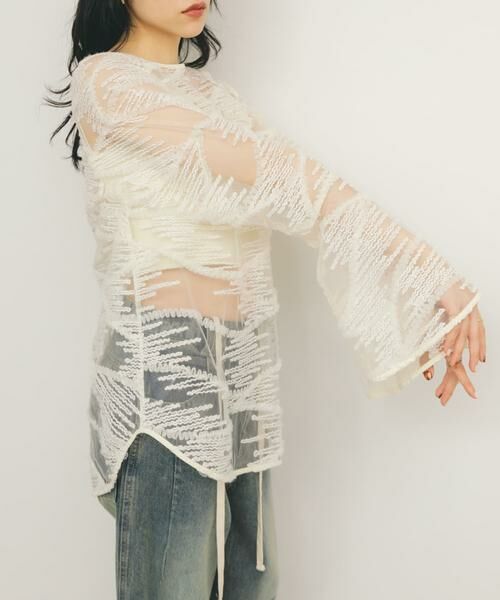 KBF / ケービーエフ シャツ・ブラウス | バテンレースブラウス | 詳細3