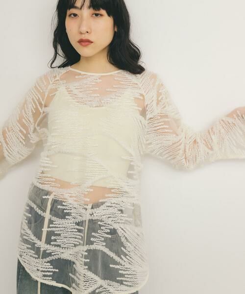 KBF / ケービーエフ シャツ・ブラウス | バテンレースブラウス | 詳細4