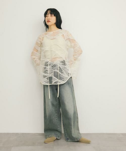 KBF / ケービーエフ シャツ・ブラウス | バテンレースブラウス | 詳細9