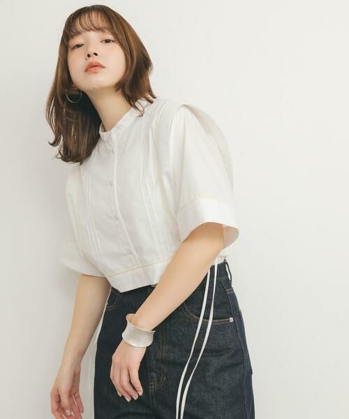 KBF / ケービーエフ シャツ・ブラウス | パイピングレイヤードシャツ | 詳細10