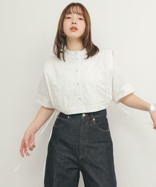 KBF / ケービーエフ シャツ・ブラウス | パイピングレイヤードシャツ | 詳細11